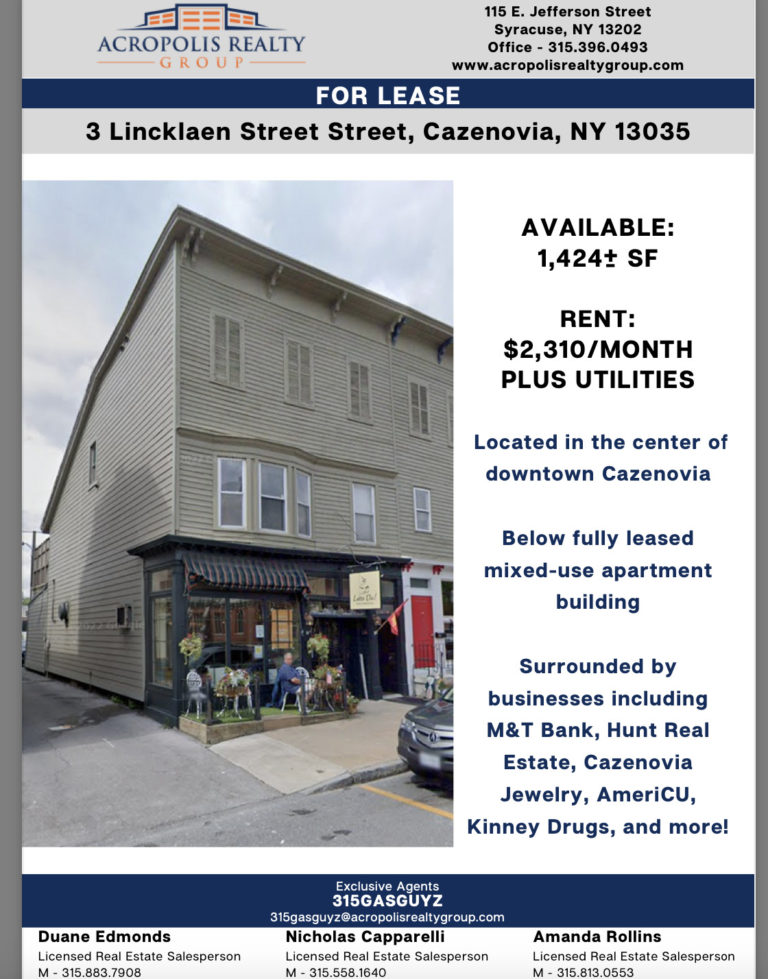 Commercial Properties for Sale/Lease in the Greater-Syracuse Area | 315 ...